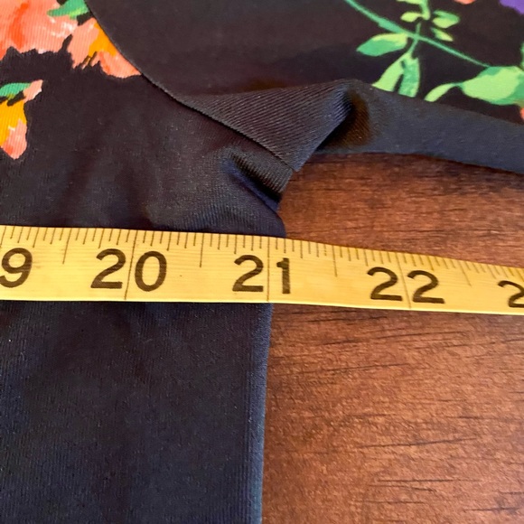 🌟ASOS DESIGN Long Sleeve Cowl Shift Mini Dress in Pansy Print🌟 - Picture 11 of 12